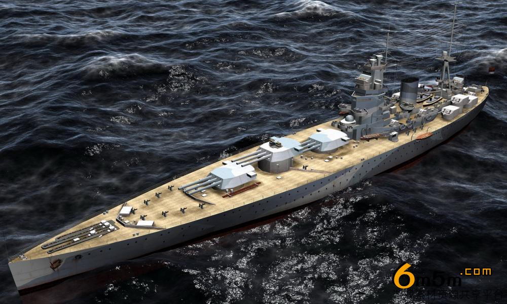 古冶纳尔逊军舰模型